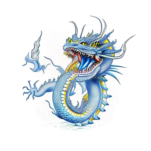 Dr Dragon Eating Its Own Tail