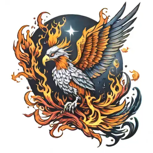 Phoenix Rising From Ashes