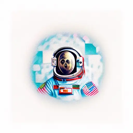 Astronaut In Formal Suit