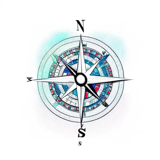 Compass With Octopus