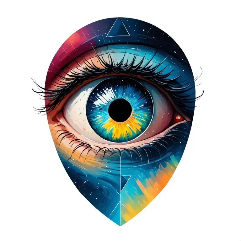 Eye With Triangle