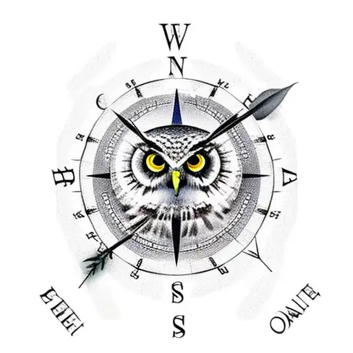 Owl Compass Dali