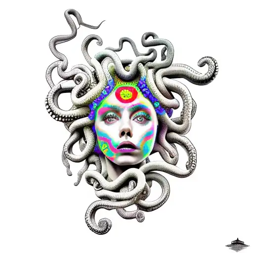 Medusa Gorgona Psychodelic