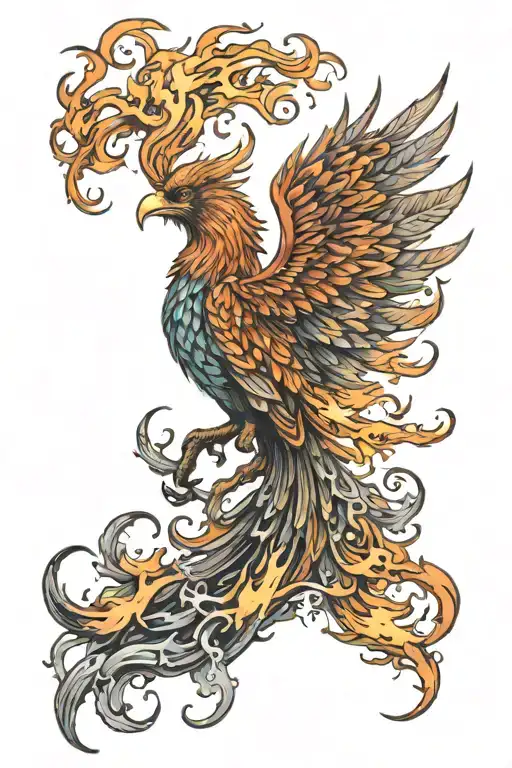 Firey Phoenix Rising