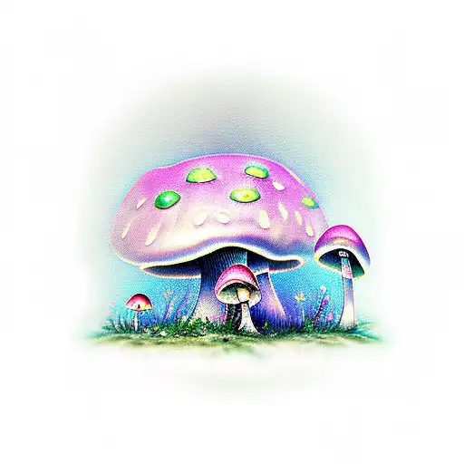 Mushroom With Fairy Wings