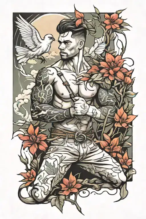 Fighter And Calm Nature