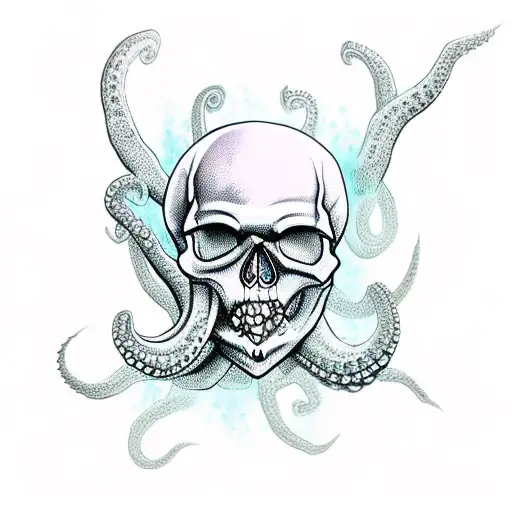 Skull Octopus Pirate Shop Ghost