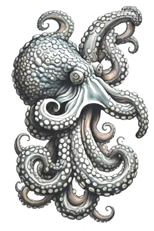 Octopus Wrapping Its Tentacles