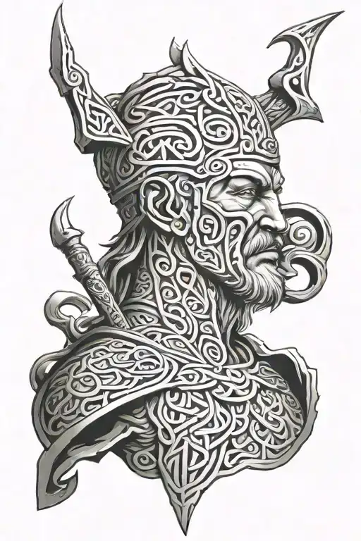 Celtic Warrior Standing