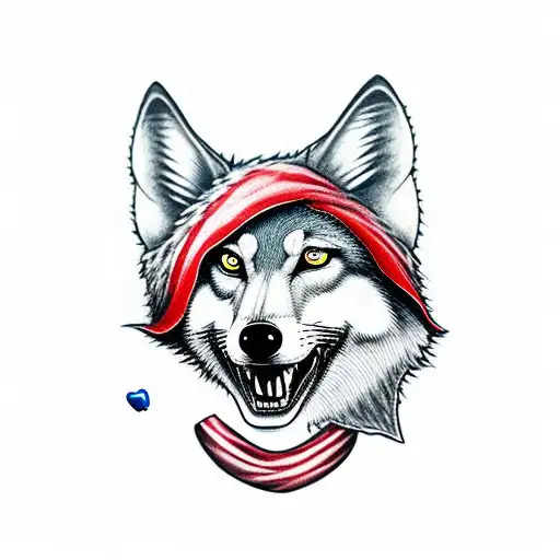 Ball-gagged Little Red Riding Hood Is Falling In Love With The Wolf