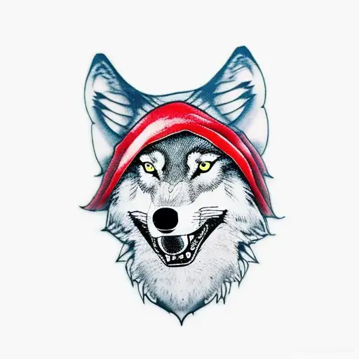 Ball-gagged Little Red Riding Hood Is Falling In Love With The Wolf