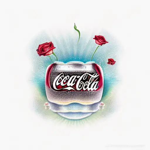 Diet Coca-cola With Rose