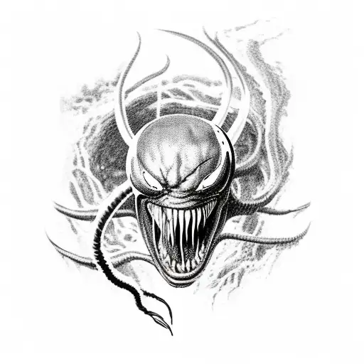 Venom Ripping Out A Back