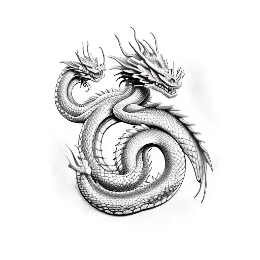 Dragon And Snake