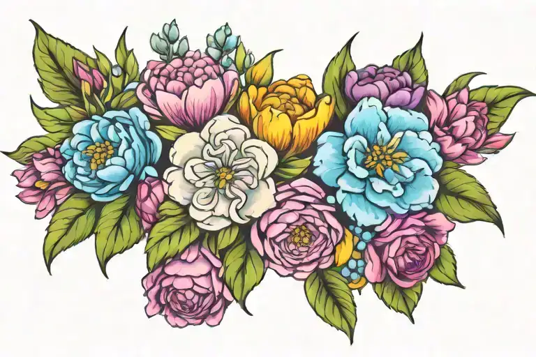 Birth Flower Bouquet