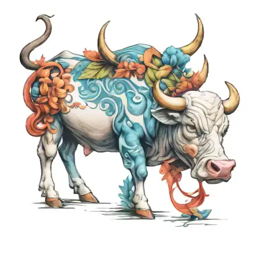 Half Woman Half Bull