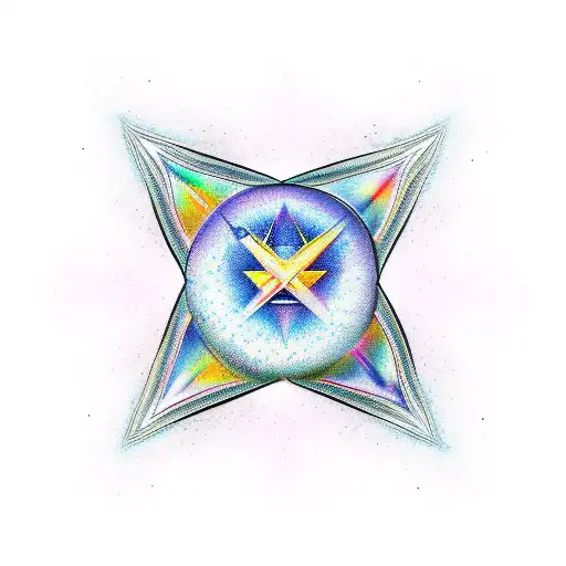 Demonic Star With Angels