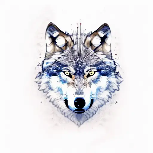 Wolf With Serbian Traditional Details