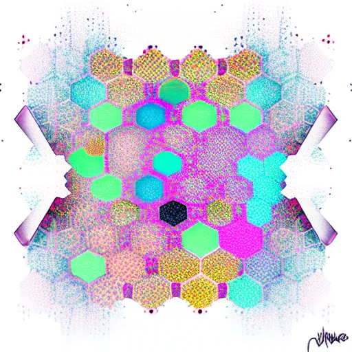 Colourful Universe In A Honeycomb Pattern