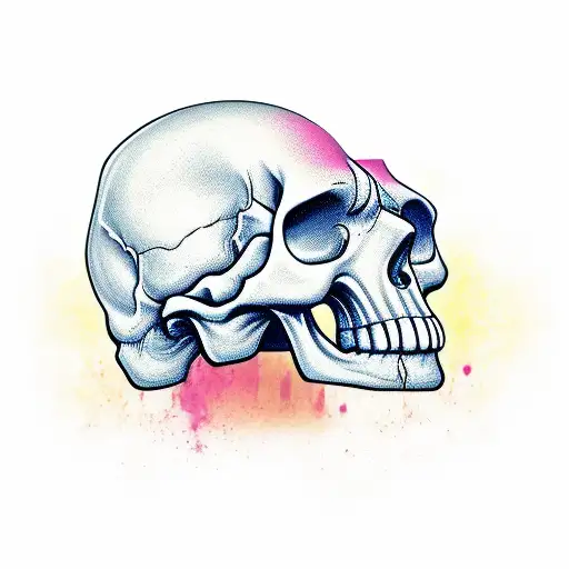 Chin Up Cupcake Skull