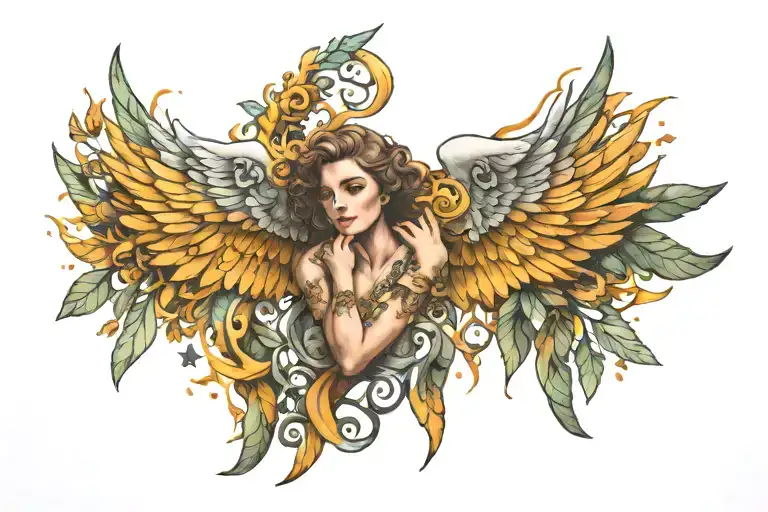 Money And Angel Wings