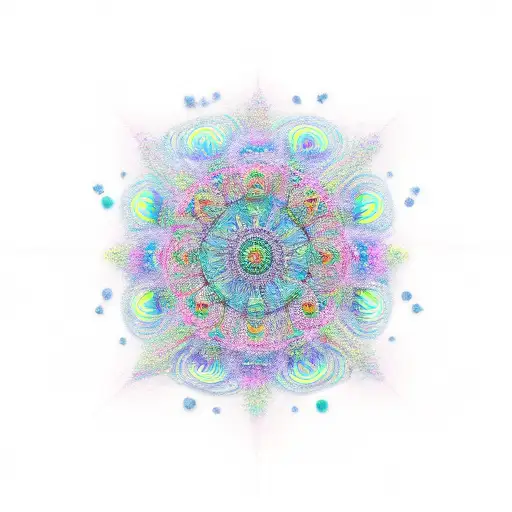 Fedora Mandala Rainbow