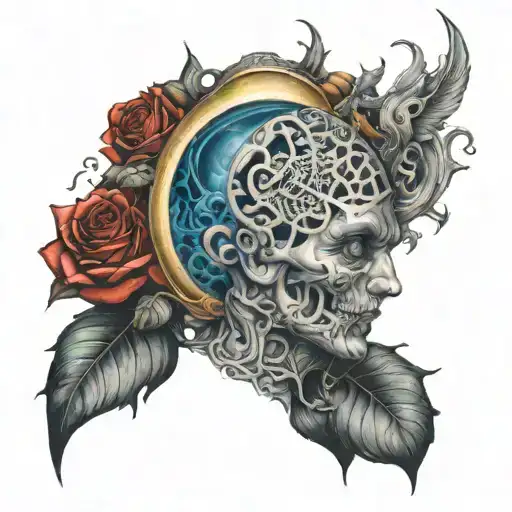 A Tattoo That Fits A Person With A Crazy Mind