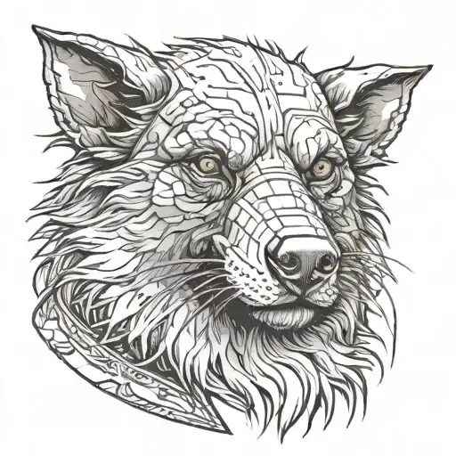 Master Splinter As A Dog With A Beard