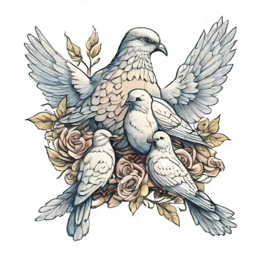 Husband Kids Family Dove