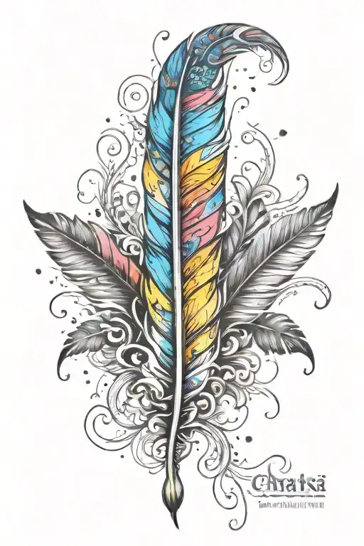 Chakra Feather