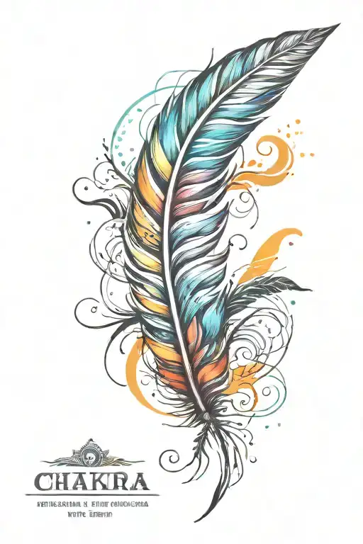 Feather Chakra Colors