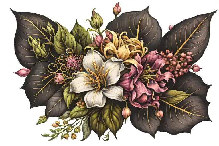 Birth Flower Bouquet