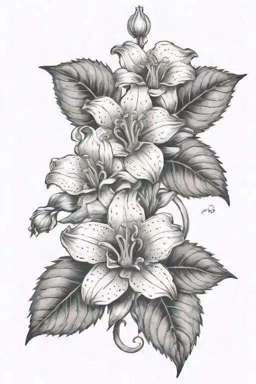 Birth Flower Intertwined