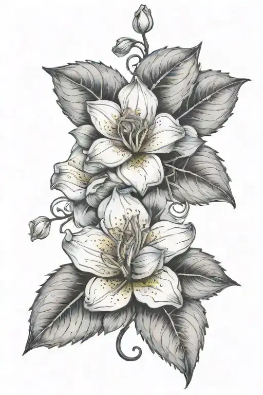 Birth Flower Intertwined