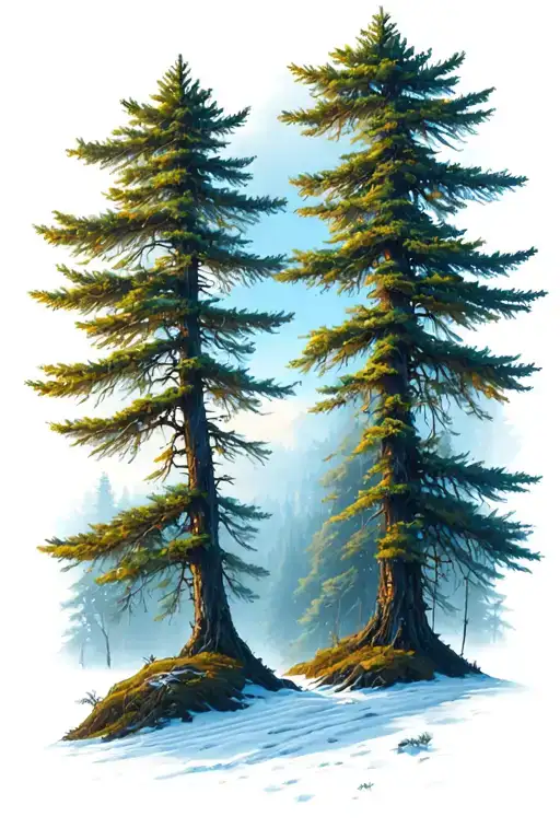 Pine Forest Landscape