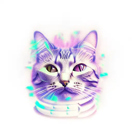 Synthwave Cat