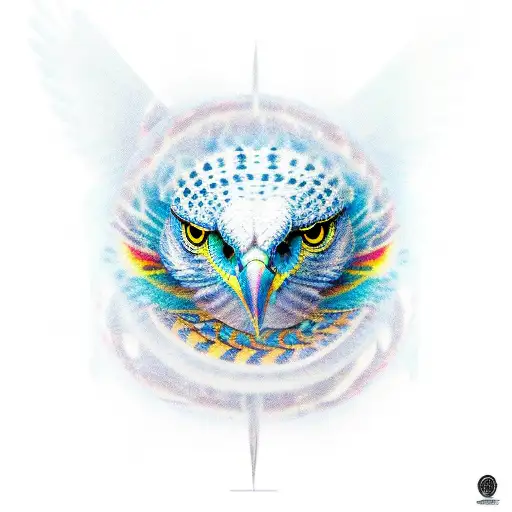 Shamanic Eagle Woman Snake Kolibrie Jaguar