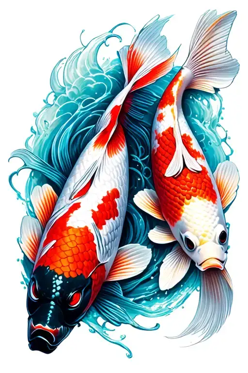 Papa Emeritus 2 Koi Fish