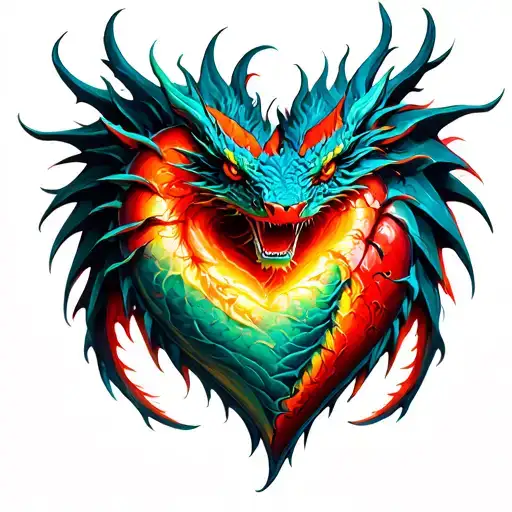 Dragon Heart Shape