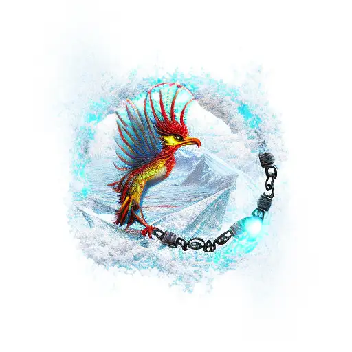 Phenix With Broken Chains