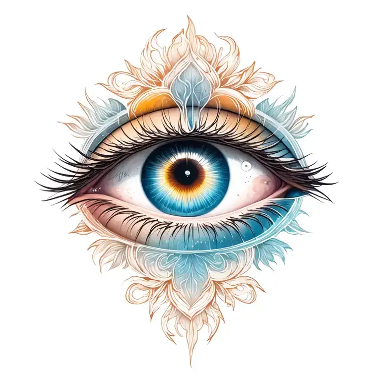 All Seeing Eye Tattoo Design