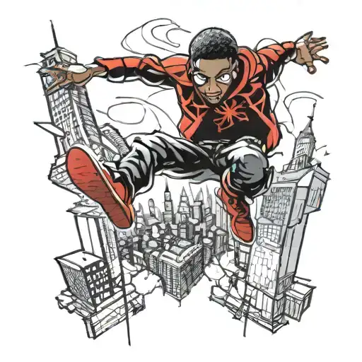 Miles Morales Leap Of Faith