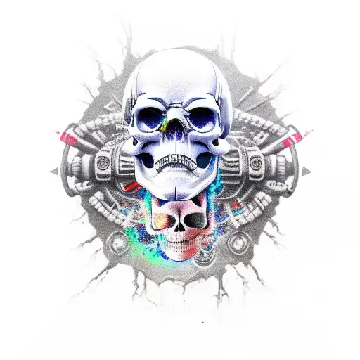 Cyborg Skull