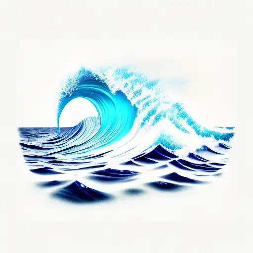 Blue Ocean Waves