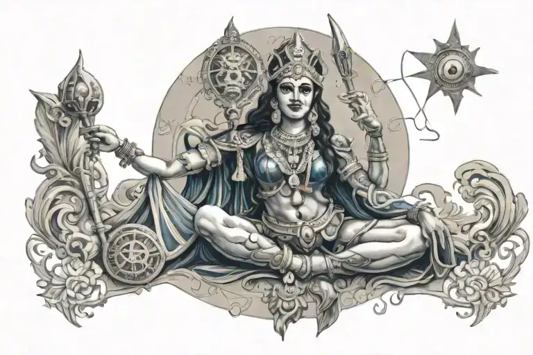 Indian Godess Kali Ruling Time And The Universe