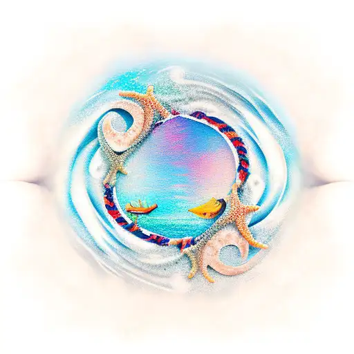 Ocean Waves With Beach