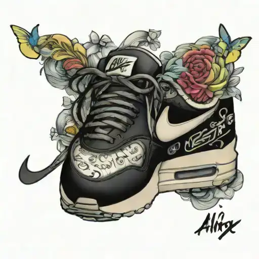 Kids Names Tattoo Included In Nike Air Max Incorporated