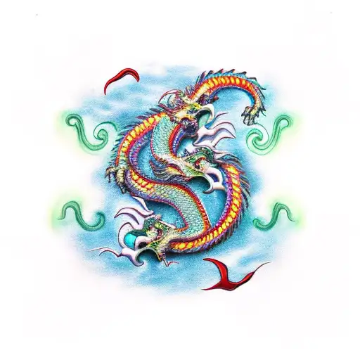 Dragon With Two Heads