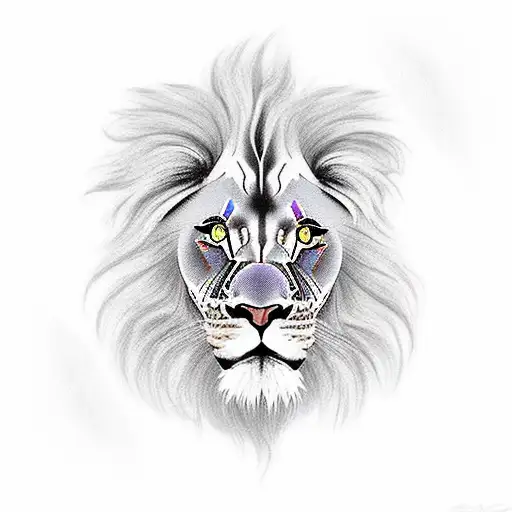 Half Male Half Female Lion