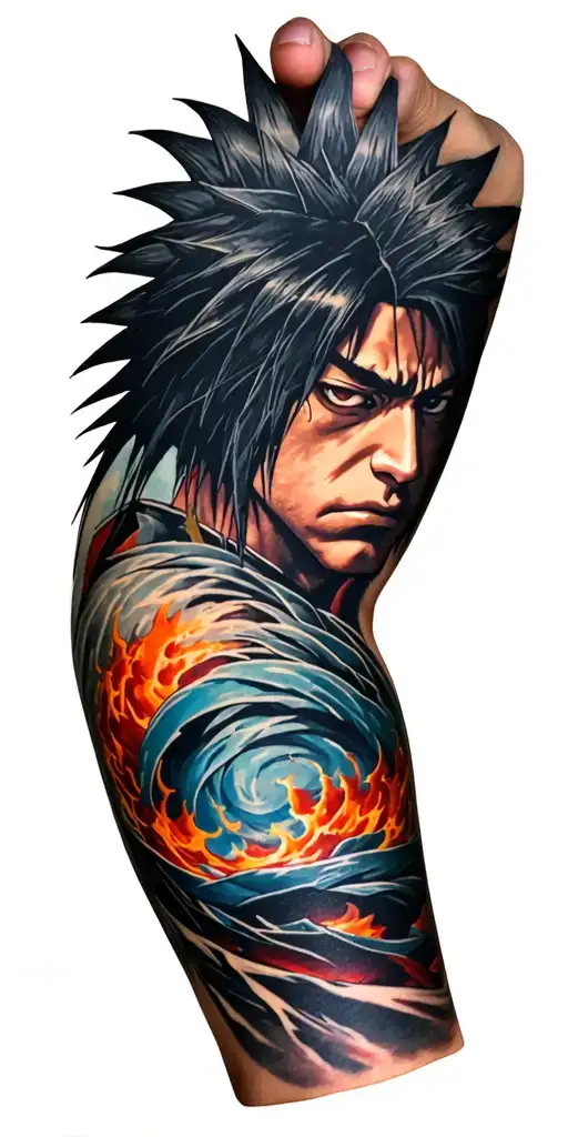 Madara Uchiha Tattoo Arm Sleeve